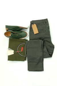 Combo 4- sneakers, khaki pants, t-shirt